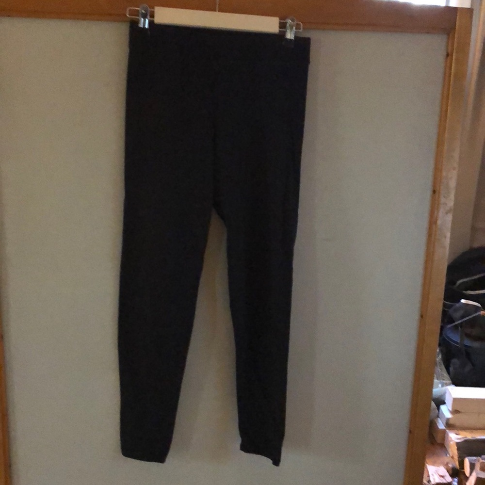 Pink black leggings size medium